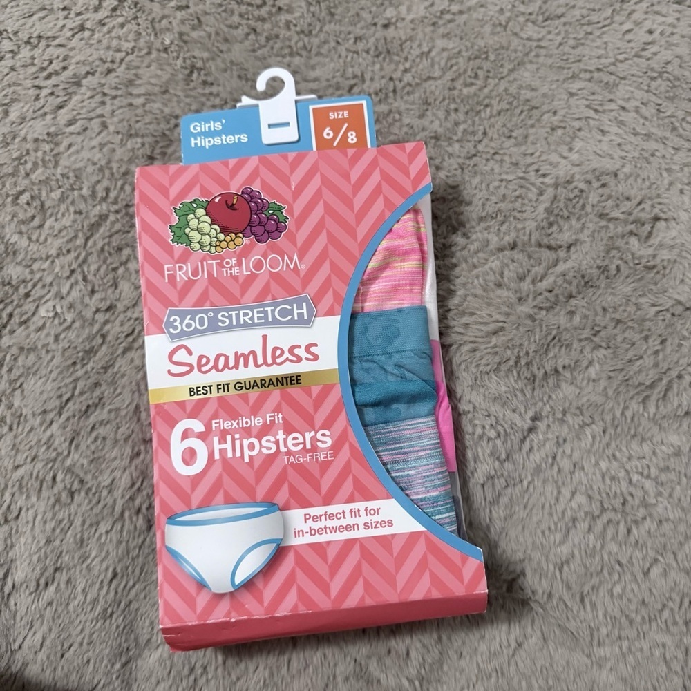 Fruit of the Loom Girls' Seamless Hipsters - Multicolor